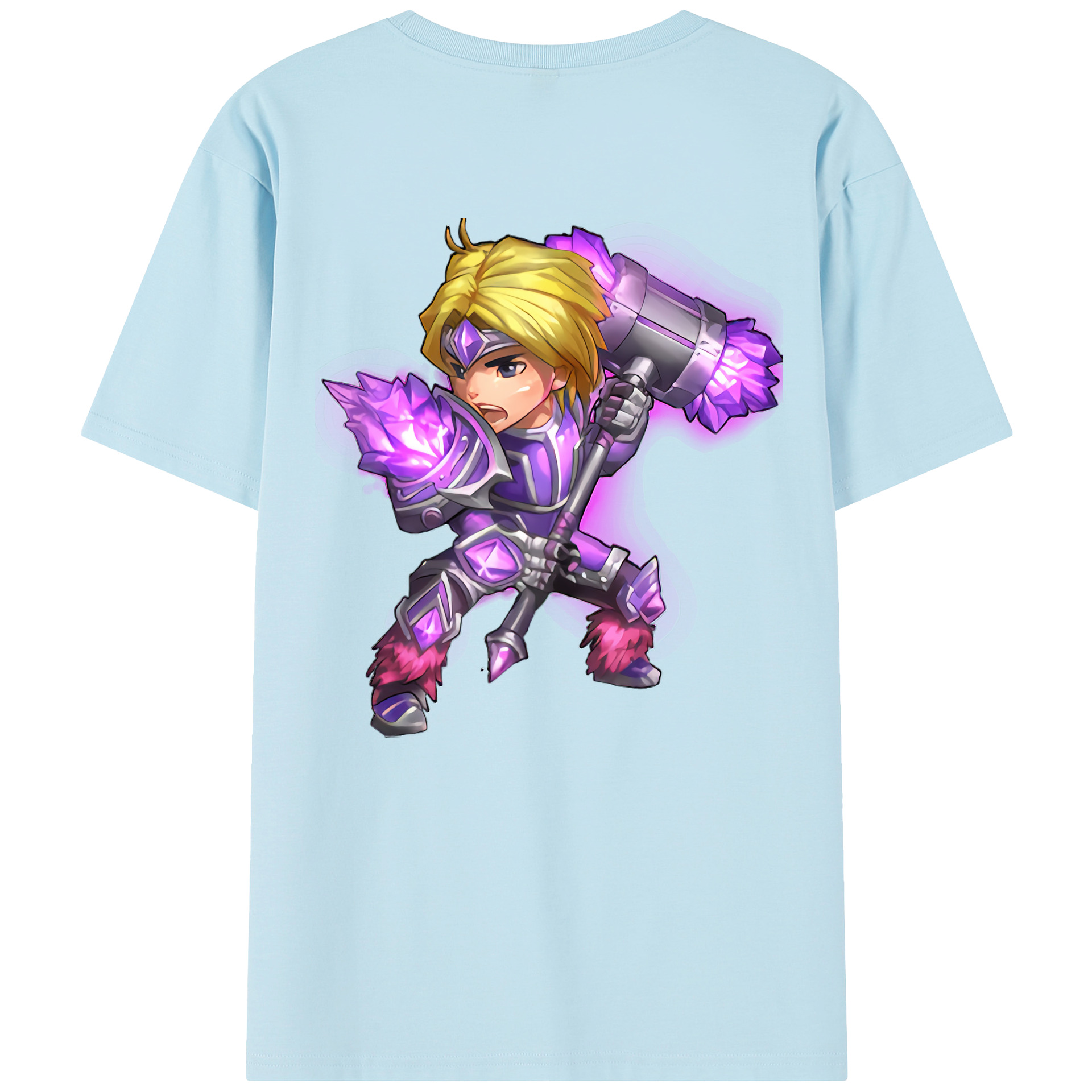 リーグ・オブ・レジェンド League of Legends LOL 綿100％半袖Tシャツ（背面プリント）
